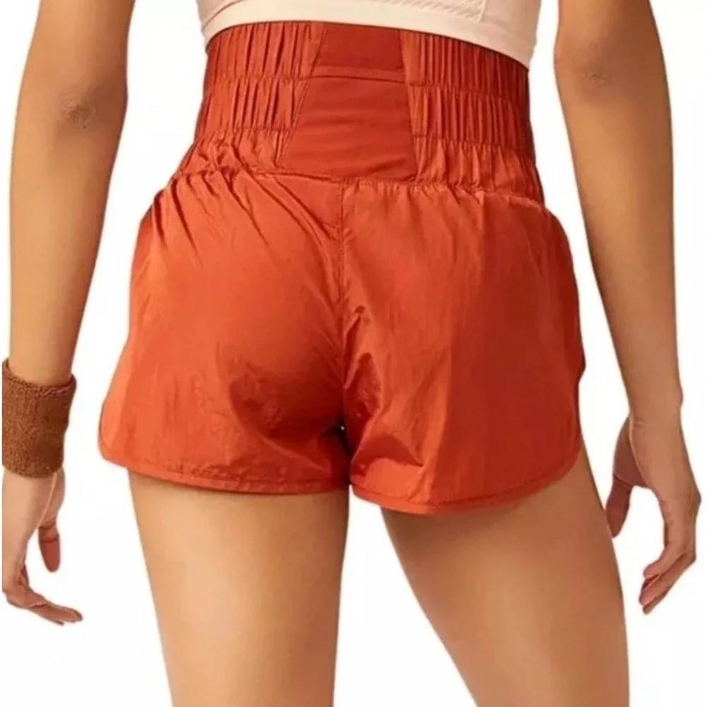 FP Movement Free People The Way Home Shorts Red Earth Size Large Flirty Fun